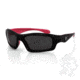 Zan Headgear Seattle Sunglass, Black-Pink Frame, Smoked Lens EZSE002