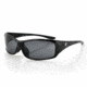Zan Headgear South Dakota Sunglass, Smoked Lens, Black Frame EZSD01