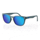 Zanheadgear NVS Sunglass,Matte Gunmetal Frame,Smoked Cyan Mirror Lense, Gunmetal, One Size Fits Most EZNV04