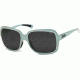 Zeal Optics Hadley Womens Sunglasses, Sky Blue Gloss Frame and Polarized Dark Grey Lens 10411