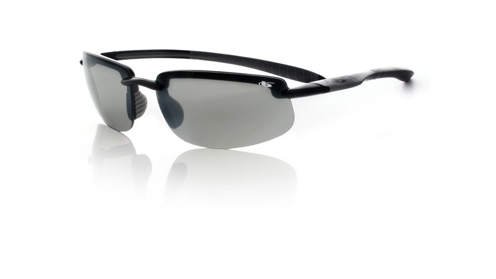 Bolle Upshot Shiny Black Frame TNS Gun Lens Sunglasses
