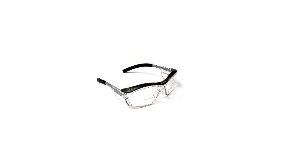 3M Nuvo Reader Protective Eyewear 11434-00000-20, Clear Lens, Gray Frame, +1.5 Diopter, 20 EA/Case