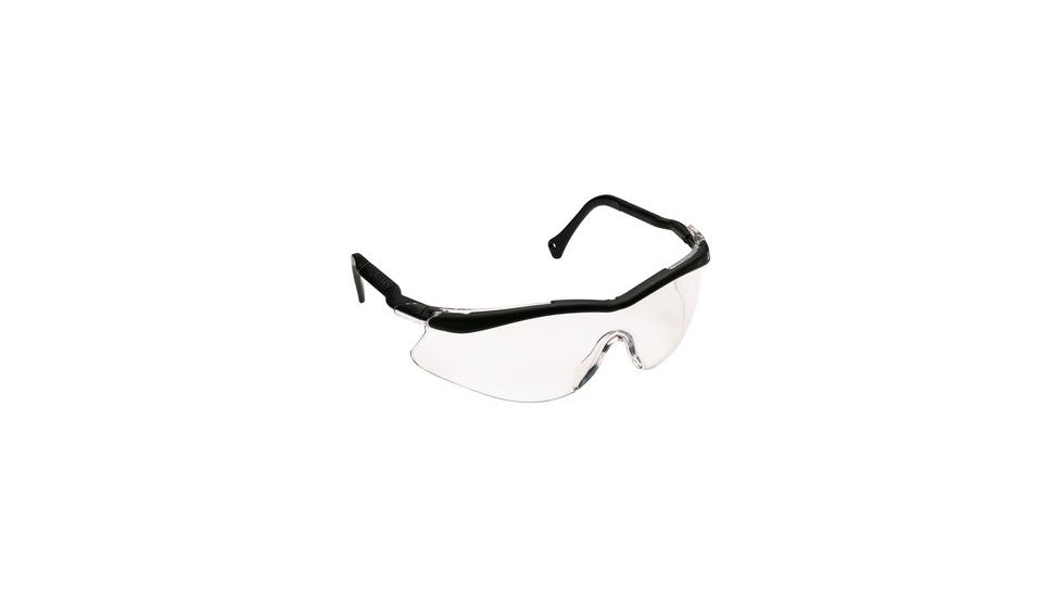 3M QX 1000 Protective Eyewear 12100-10000-20, Clear Lens, Black Temple, 20 EA/Case