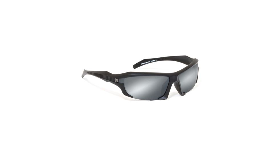 5.11 Tactical Burner Half-Frame Mirrored Sunglasses, Silver Mirror, 1 SZ 52061-915-1 SZ