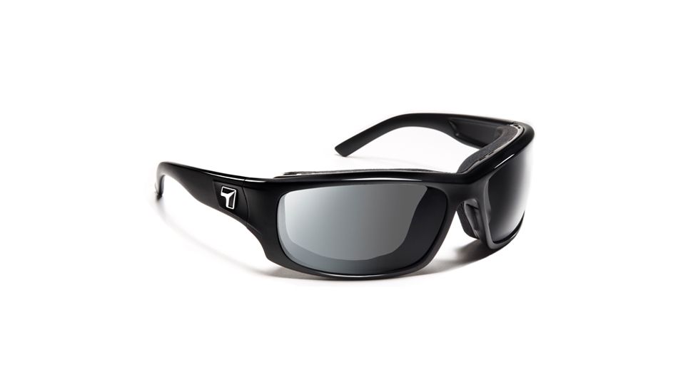 7 Eye Air Shield Panhead Sunglasses,Photochromic Day Night Eclypse Lens,Glossy Black Frame,M-XL 260517