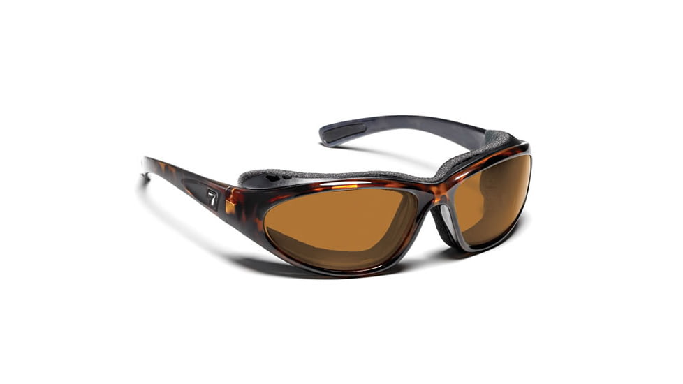 7 Eye Bora Dark Tortoise Re-ACT NXT Polarized Copper HP Sunglasses 140657