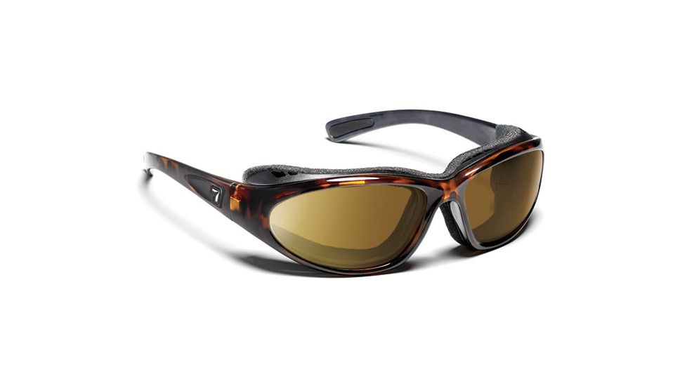 7 Eye Bora Sunglasses, Dark Tortoise Frame, 24 - 7 NXT Contrast 140627