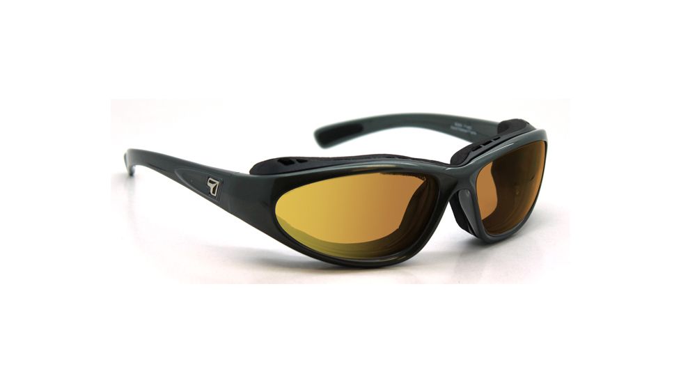 7 Eye Bora Sunglasses, Charcoal Frame, Sharp View Copper 140524