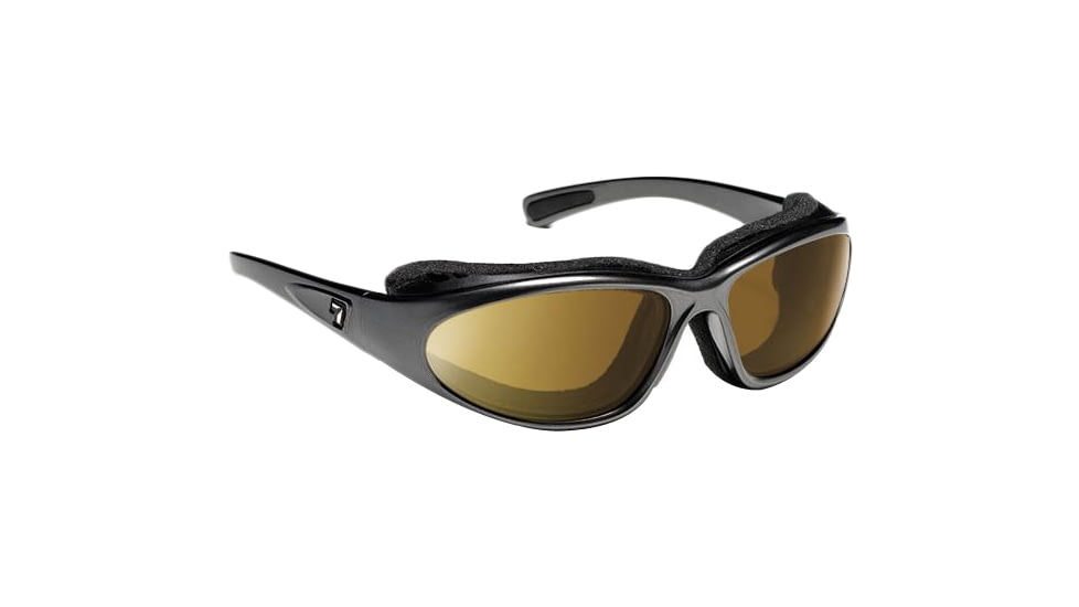 7 Eye Bora Sunglasses Glossy Black Frame Re Act Nxt Copper 140521