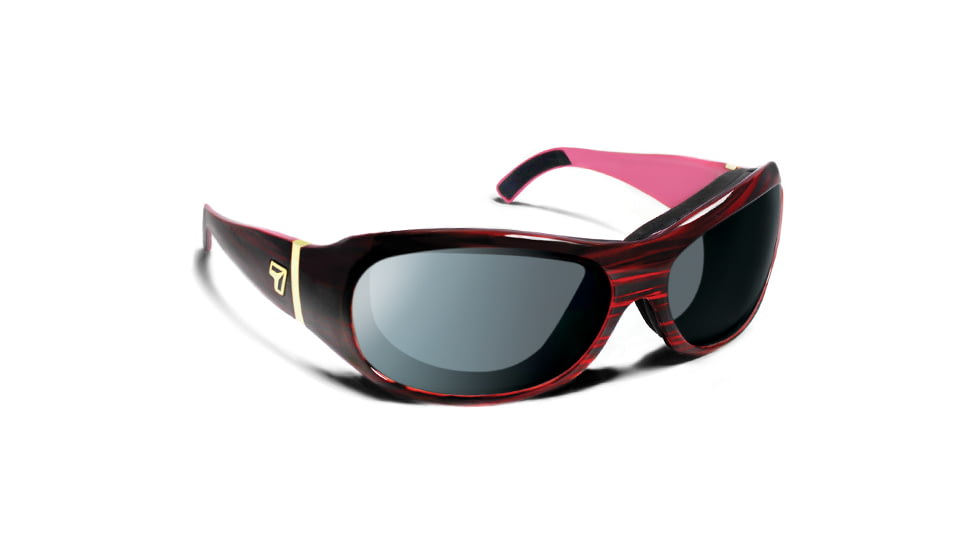 7 Eye Briza/ Photochromic Sunglasses Day Night Eclypse Lens, Ruby Frame, S-L 316917