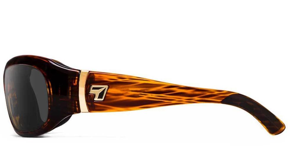 7 Eye Briza Womens Sunglasses, Sunset Tortoise Frame, SharpView Copper 310642