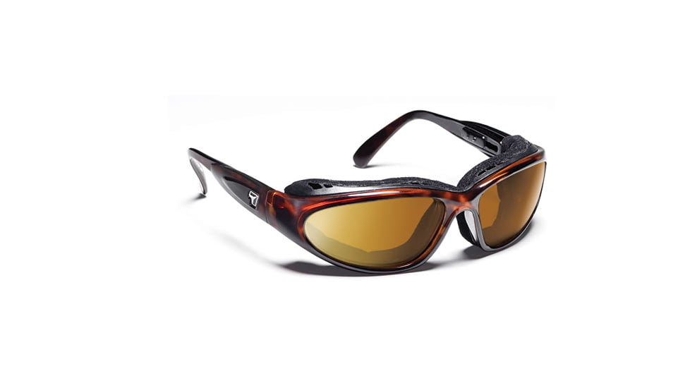 7 Eye Cape Sunglasses, Dark Tortoise Frame, Polarized Copper NXT Lens 190657