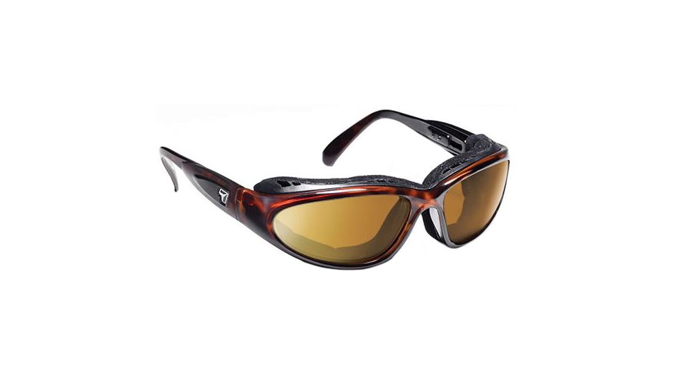7 Eye Cape Sunglasses, Dark Tortoise Frame, SharpView Copper Sunglasses 190642