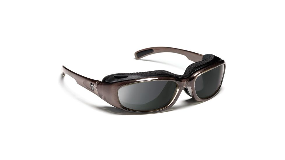 7 Eye Churada- SharpView Brown Crystal Sunglasses, S-M 164441