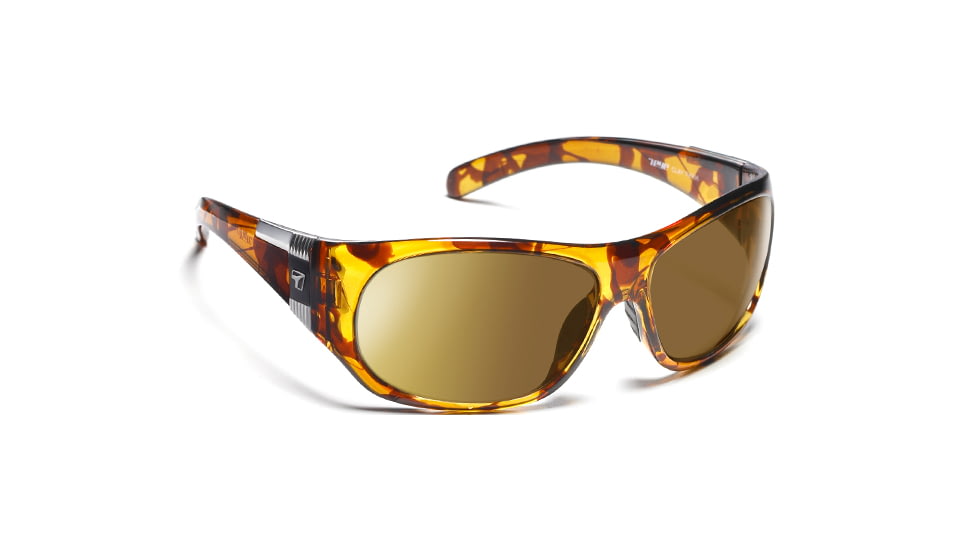 7-Eye Clay Active Lifestyle Sunglasses, Dark Tortoise Frame, Photochromic Day Night Contrast, 870627