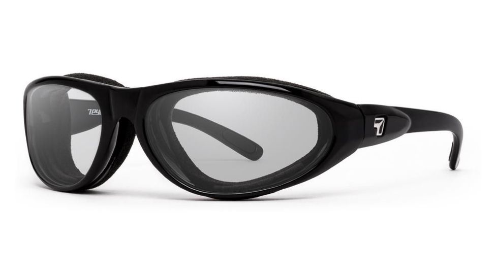7 Eye Cyclone Bifocal Prescription Sunglasses, Glossy Black Frame, 200540BI