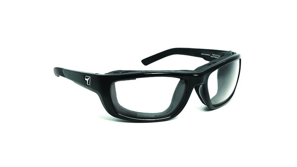 7 Eye Ventus Bifocal Prescription Sunglasses, Glossy Black Frame, 130540BI