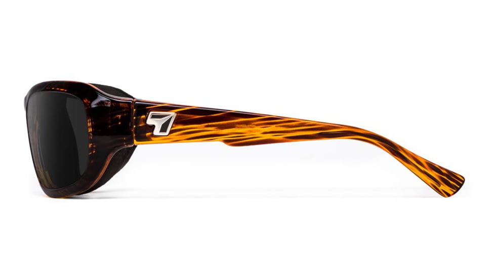 7Eye by Panoptix Airshield Aspen Sunglasses, RX Ready, Sunset Tortoise Frame, Photochromic Day/Night DARKshift Lens, S-M 330616