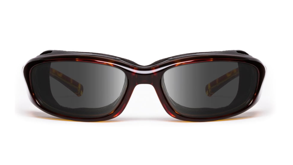 7Eye by Panoptix AirShield Sierra Sunglasses, RX Ready, Light Tortoise Frame, SharpView Gray Lens, S-L 346041