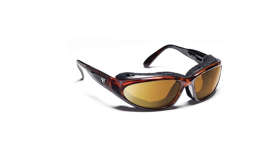 7eye 190642 Cape Rx Progressive Sunglasses Airshield Dark Tortoise Frames