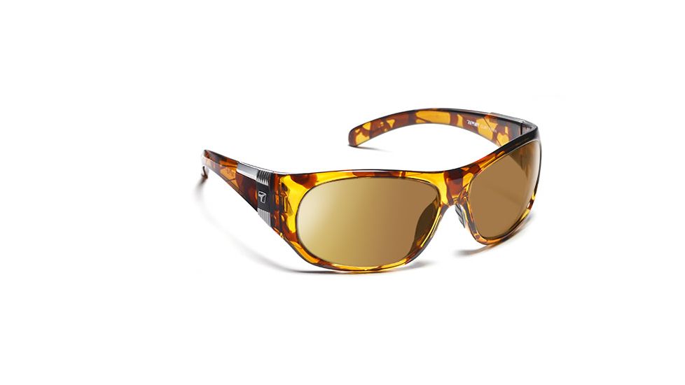 7eye 870644 Clay Single Vision Sunglasses Active Lifestyle Dark Tortoise Frames