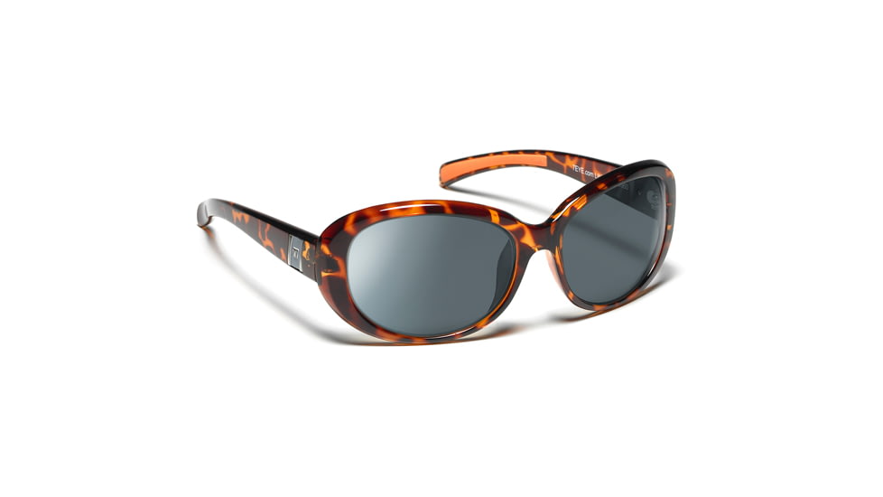 7 Eye 7eye Active Lifestyle Sunglasses Lindsay, ColorAmp Copper NXT Lens, Light Tortoise Frame, S-M , Women 896026