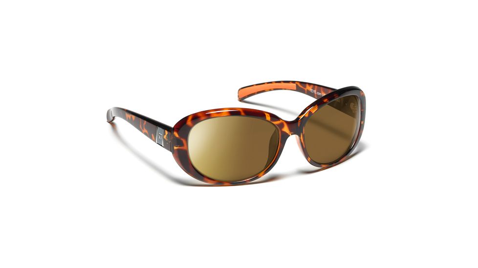 7 Eye 7eye Active Lifestyle Sunglasses Lindsay, Photochromic 24:7 NXT Lens, Light Tortoise Frame, S-M , Women 896028