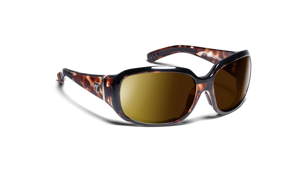 7 Eye Mistral- Leopard Tortoise Sunglasses, S-M 585354