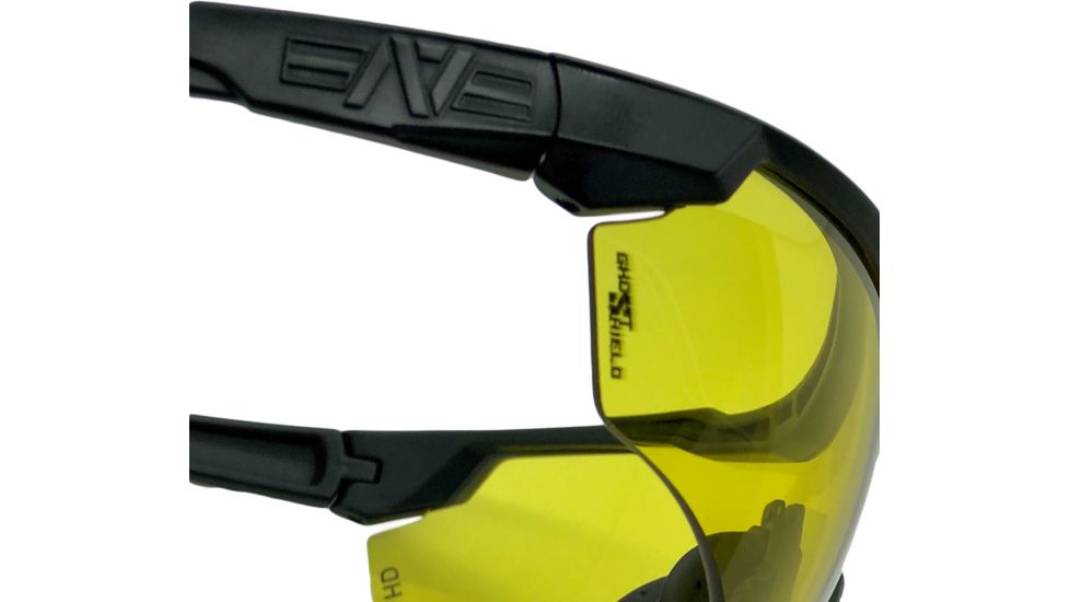 A7 Defense Atlas Eye Protection System Safety Glasses, Photochromic Lens, Black Frame, A7ATLASGS
