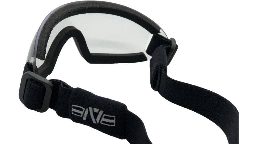 A7 Defense Raptor Ballistic Goggles, Clear Lens, Black Frame, A7RAPTGC
