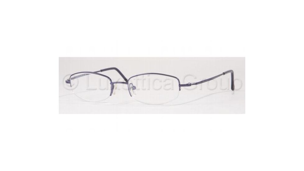 Adrianne Vittadini AV6024 Eyeglasses Styles 45 mm Lense Diameter / Blue Indigo Frame w/Non-Rx Lenses