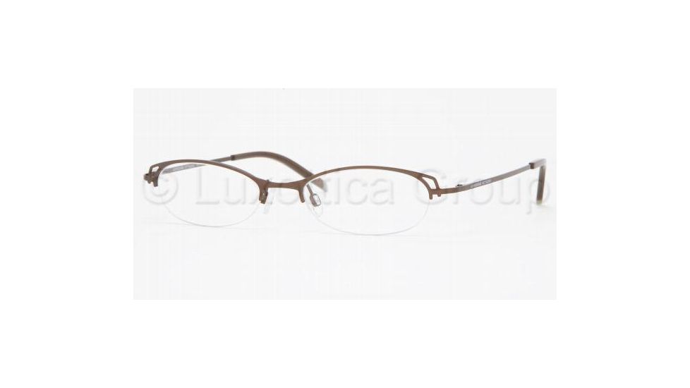 Adrienne Vittadini AV6051 Eyeglass Frames, Adrianne Vittadini AV6051 Eyeglasses Styles 49 mm Lense Diameter / Satin Bronze Frame w/Non-Rx Lenses
