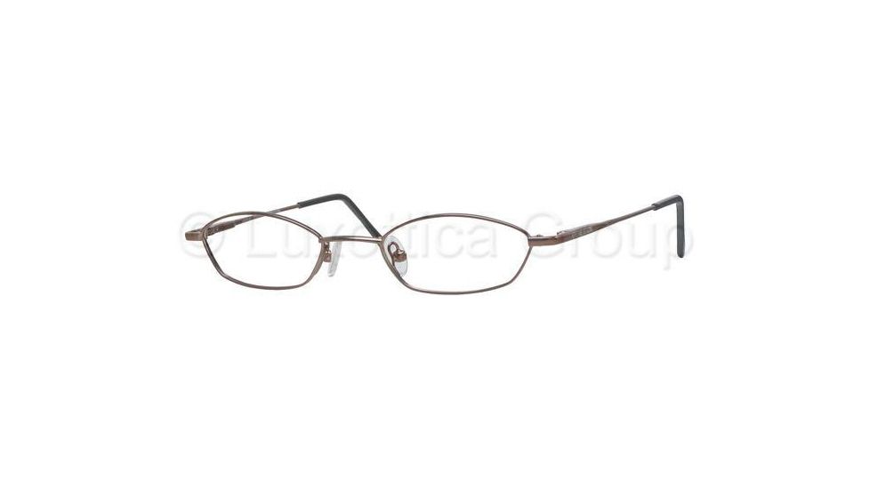 Adrienne Vittadini Eyeglass Frames AV6026, Adrienne Vittadini AV 6026 Eyeglasses Styles Brown Frame w/Non-Rx 47 mm Diameter Lenses