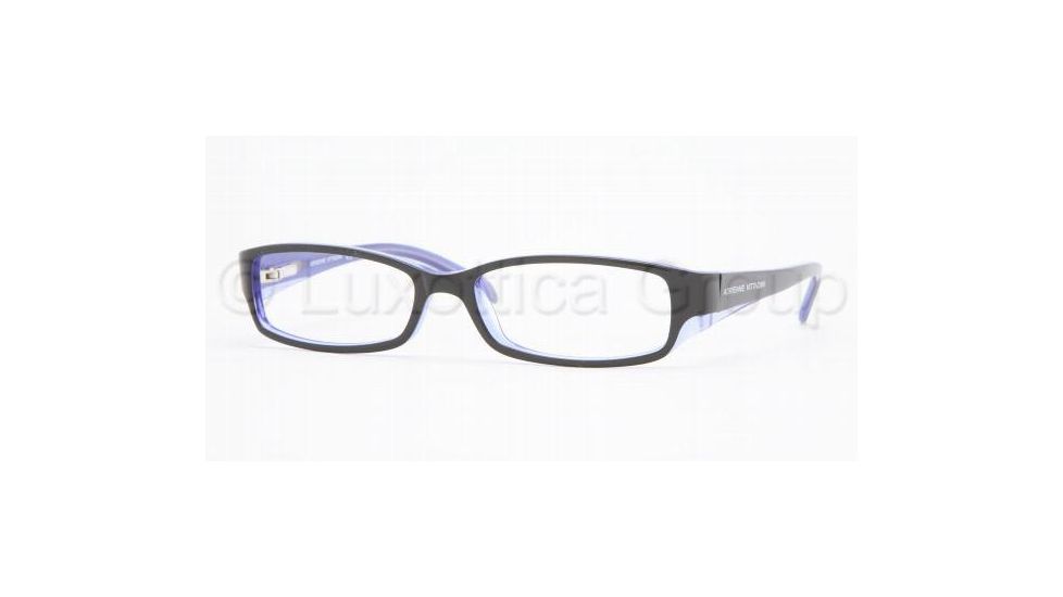 Adrienne Vittadini Eyeglasses AV7024 with Rx Prescription Lenses, Select Frame Color / Lens Diameter Amber/Lavender Frame / 51 mm Prescription Lenses