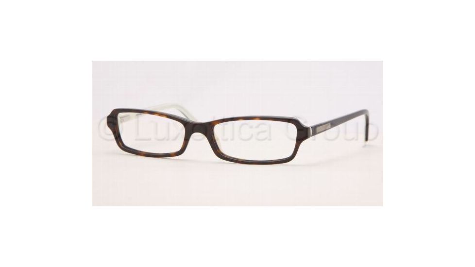 Adrienne Vittadini Eyeglass Frames AV7039, Adrienne Vittadini AV 7039 Eyeglasses Styles Tortoise/Cream Frame w/Non-Rx 50 mm Diameter Lenses
