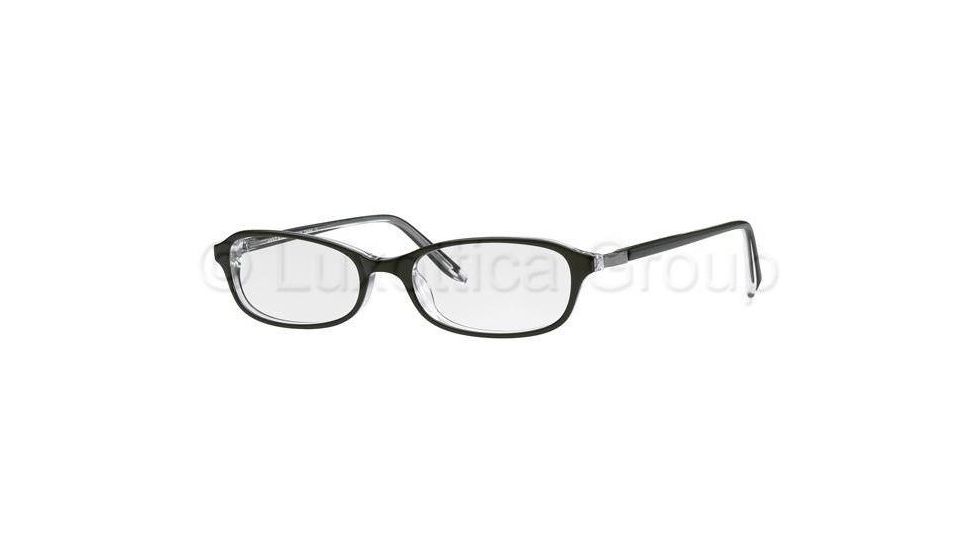 Anne Klein Bifocal AK8021 with Lined Bi-Focal Rx Prescription Lenses K5162-4917 - Black 