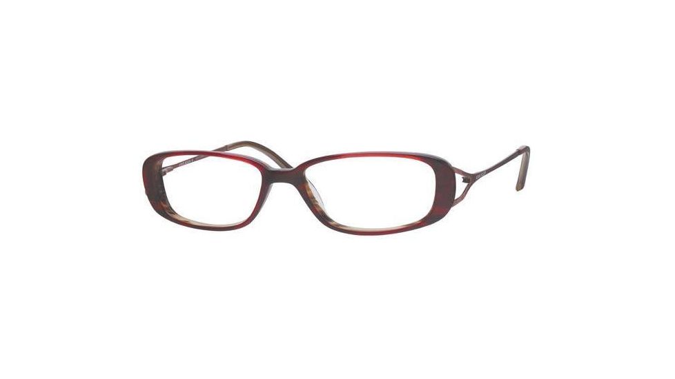 Anne Klein Bifocal AK8048 with Lined Bi-Focal Rx Prescription Lenses 135-4715 - Top Havana On Red