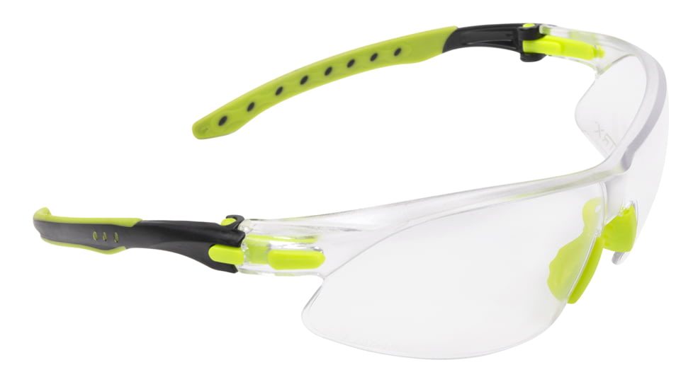 Allen ULTRX Youth Keen Safety Glasses, Lime Green Frame, Clear Lens, 4140