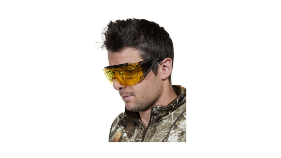 Allen Over Shooting And Safety Glasses, Yellow Lens, 2170