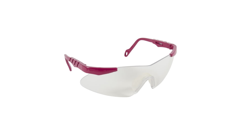 Allen Reaction Shooting Glasses, Adult, Orchid/Clear, 22775