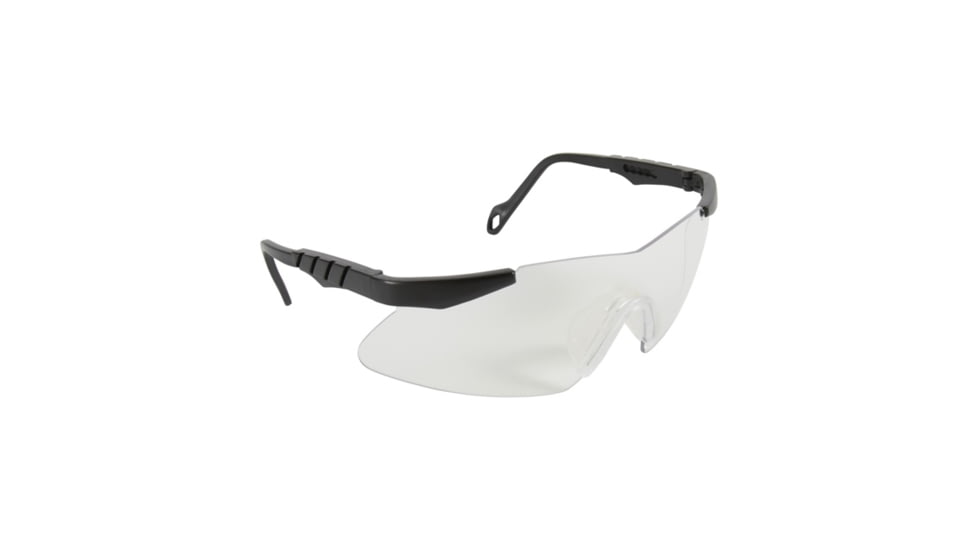 Allen Reaction Shooting Glasses, Youth, Black/Clear, 2161
