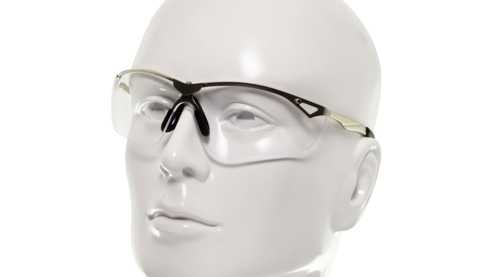 Allen Trigger Shooting Safety Glasses, Metal Frame, Clear Lenses, One Size, 2368