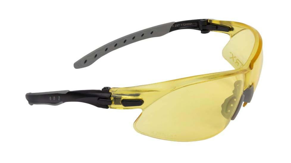 Allen Ultrx Keen Safety Glasses, Yellow, 1408805