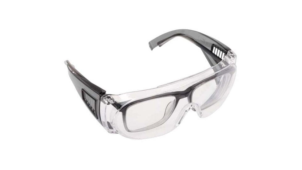Allen Ultrx Safety Glasses Clear Lens Black Frame, 4180