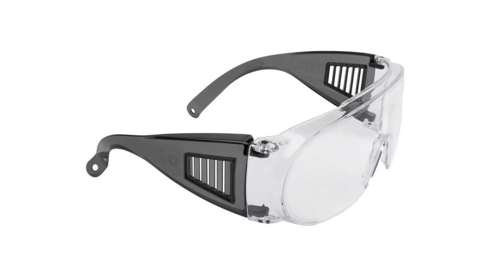 Allen Ultrx Safety Glasses Clear Lens Black Frame, 4180