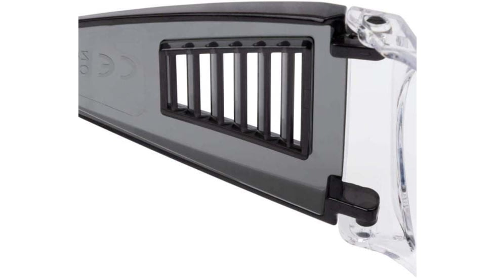 Allen Ultrx Safety Glasses Clear Lens Black Frame, 4180