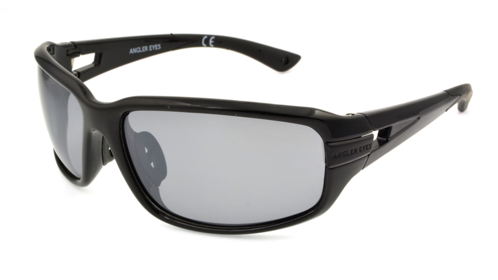 Angler Eyes Snapper Sunglasses, Mattte Black Frame, Smoke Polarized Lens, Polarized, 10222135.FGX