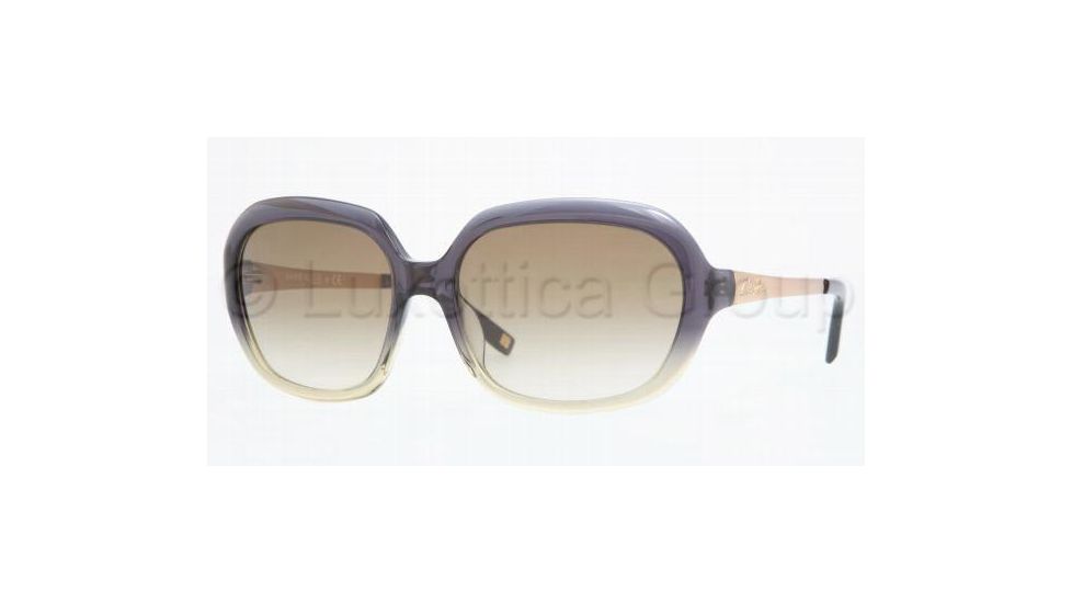 Anne Klein AK3167 Bifocal Sunglasses - Navy Fade Frame / 58 mm Prescription Lenses, 310-64-5816