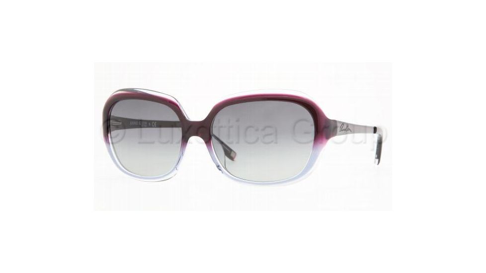 Anne Klein AK3167 Bifocal Sunglasses - Purple/Crystal Frame / 58 mm Prescription Lenses, 307-77-5816