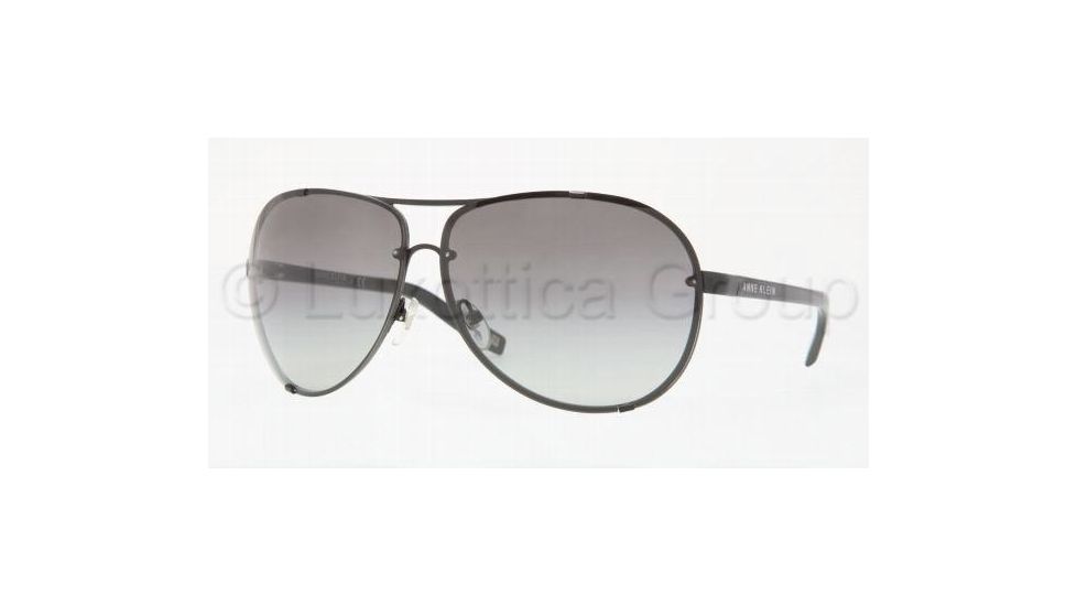 Anne Klein AK 4129 Sunglasses Styles Black Frame / Gray Gradient Lenses, 357 77 6510